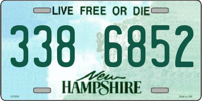 NH license plate 3386852