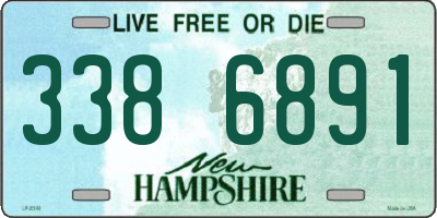 NH license plate 3386891