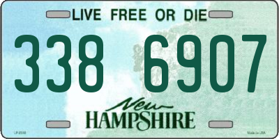 NH license plate 3386907
