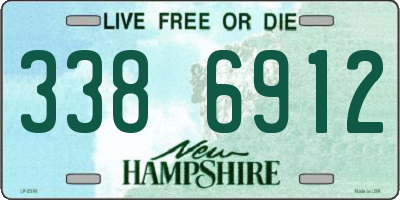 NH license plate 3386912