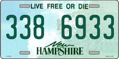 NH license plate 3386933