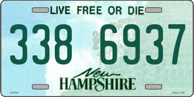 NH license plate 3386937