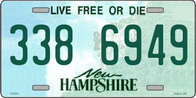 NH license plate 3386949