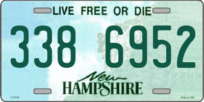 NH license plate 3386952
