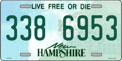NH license plate 3386953