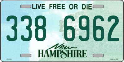 NH license plate 3386962