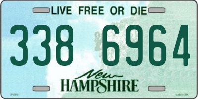 NH license plate 3386964