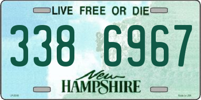 NH license plate 3386967