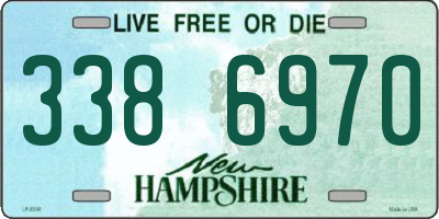 NH license plate 3386970