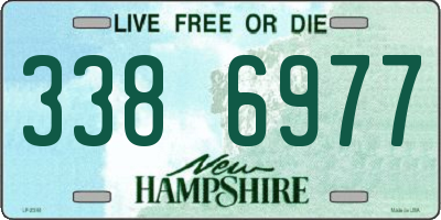NH license plate 3386977