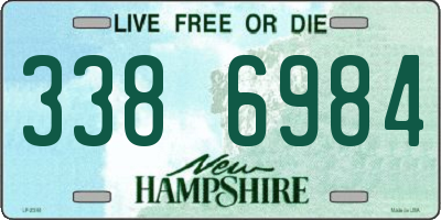 NH license plate 3386984
