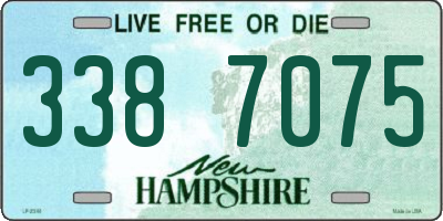 NH license plate 3387075