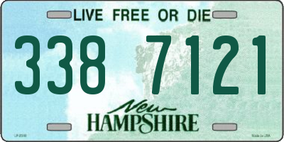 NH license plate 3387121