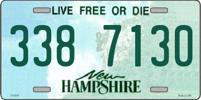 NH license plate 3387130