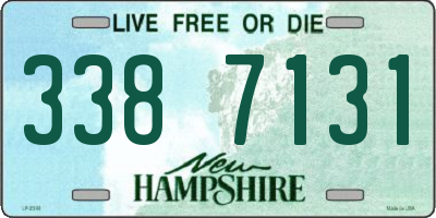 NH license plate 3387131