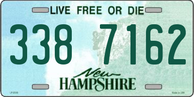 NH license plate 3387162