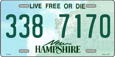NH license plate 3387170