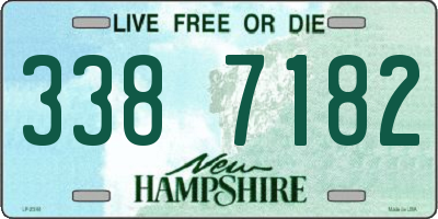 NH license plate 3387182
