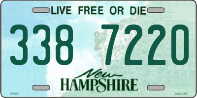 NH license plate 3387220