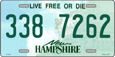 NH license plate 3387262