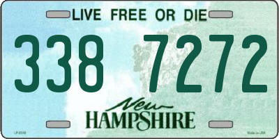 NH license plate 3387272