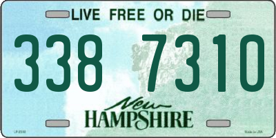 NH license plate 3387310