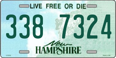 NH license plate 3387324
