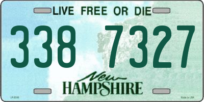 NH license plate 3387327