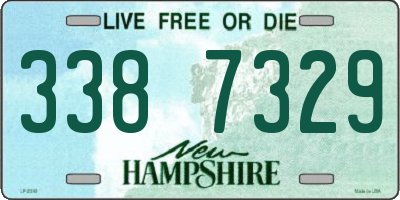 NH license plate 3387329