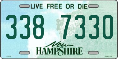 NH license plate 3387330