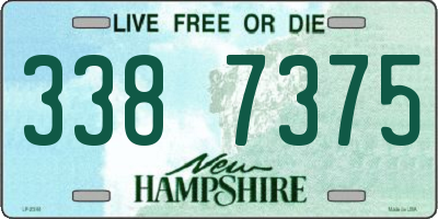 NH license plate 3387375