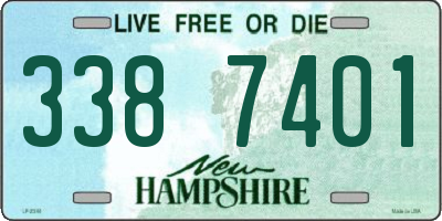 NH license plate 3387401