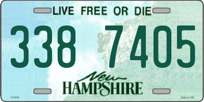 NH license plate 3387405