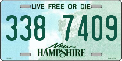 NH license plate 3387409