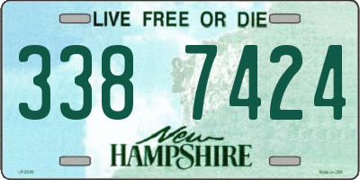 NH license plate 3387424