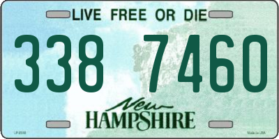 NH license plate 3387460