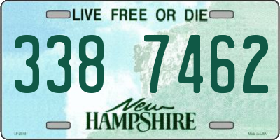 NH license plate 3387462