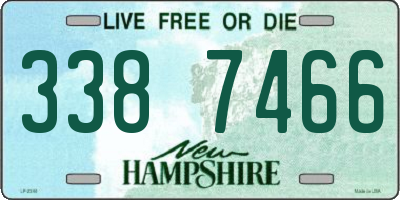 NH license plate 3387466