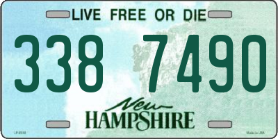 NH license plate 3387490