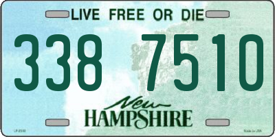 NH license plate 3387510