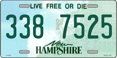 NH license plate 3387525