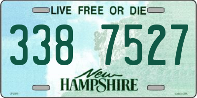 NH license plate 3387527