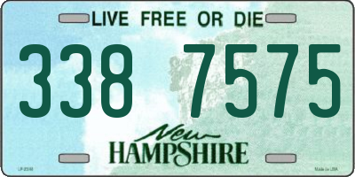 NH license plate 3387575