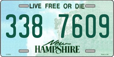 NH license plate 3387609