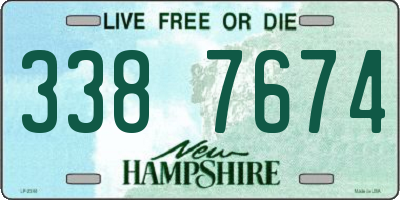 NH license plate 3387674