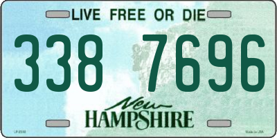 NH license plate 3387696