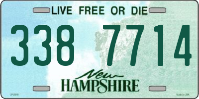NH license plate 3387714