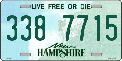 NH license plate 3387715