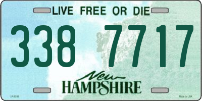 NH license plate 3387717