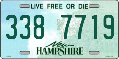 NH license plate 3387719
